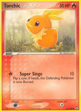Torchic 067/108 - Power Keepers - Reverse Holofoil