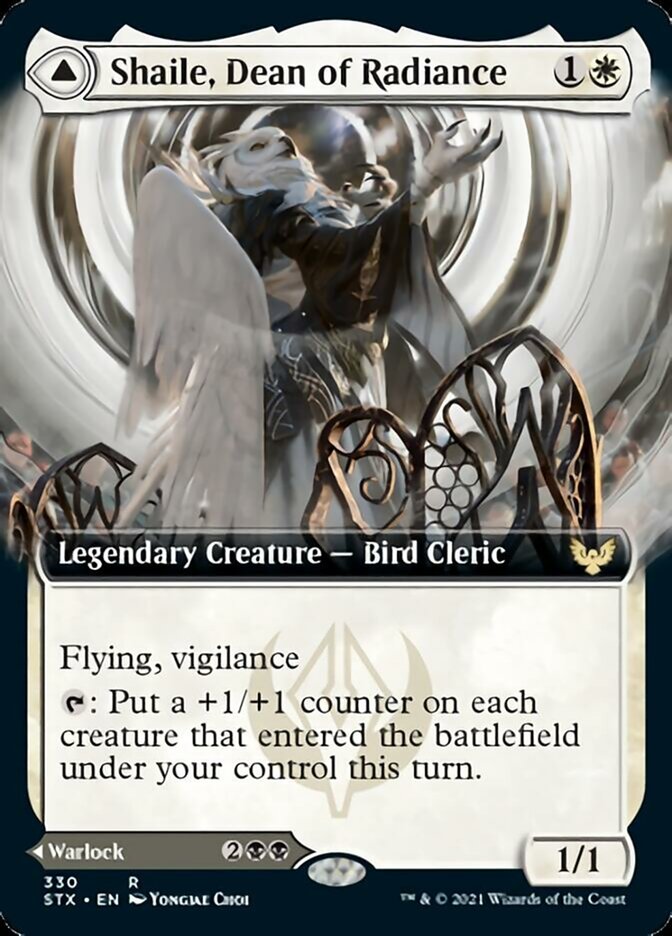 Shaile, Dean of Radiance // Embrose, Dean of Shadow (STX-330) - Strixhaven: School of Mages: (Extended Art) Foil