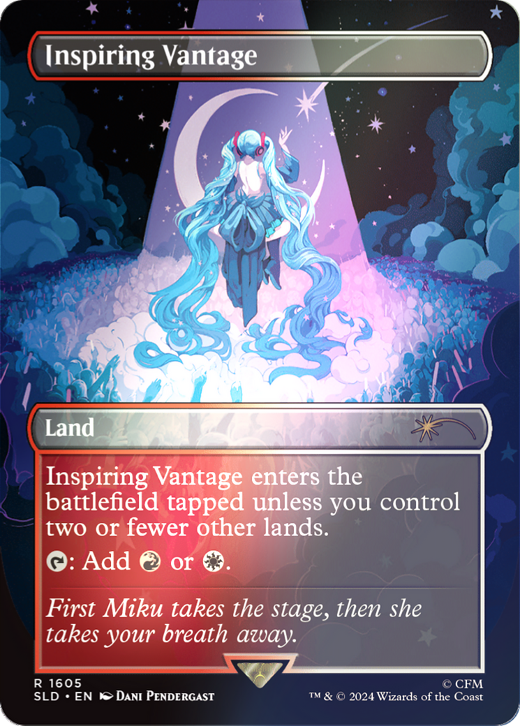 Inspiring Vantage (SLD-1605★) - Secret Lair Drop (Borderless) Foil