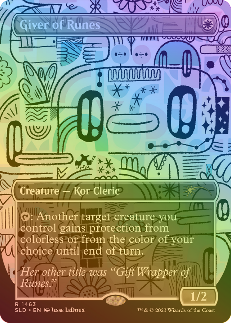 Giver of Runes (SLD-1463★) - Secret Lair Drop (Borderless) Foil