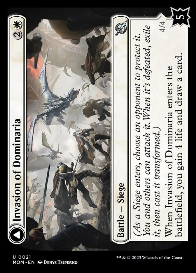 Invasion of Dominaria // Serra Faithkeeper (MOM-021) - March of the Machine Foil