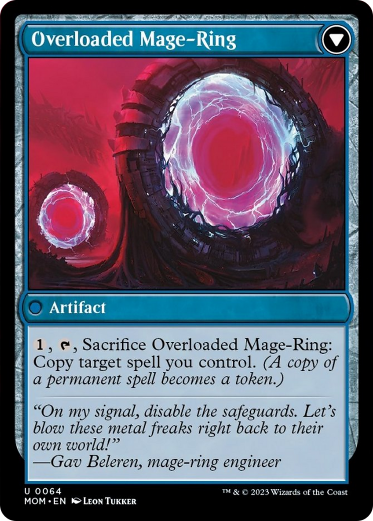 Invasion of Vryn // Overloaded Mage-Ring (MOM-064) - March of the Machine Foil