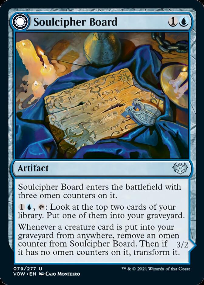 Soulcipher Board // Cipherbound Spirit (VOW-079) - Innistrad: Crimson Vow: (Double Faced Transform) Foil