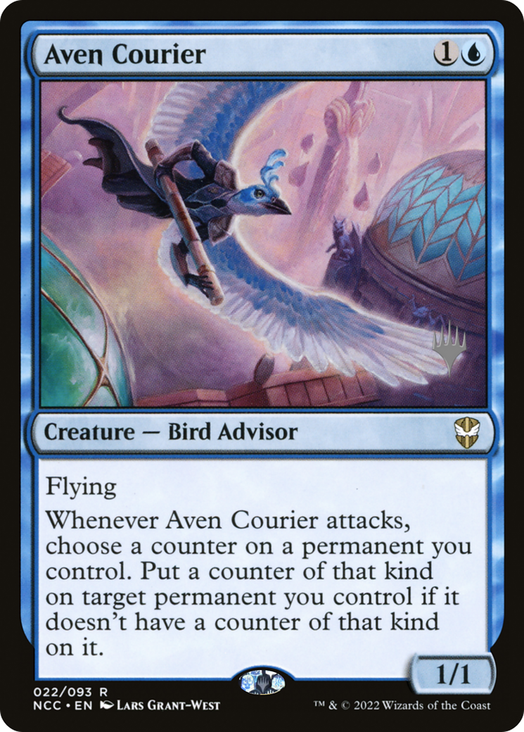 Aven Courier (PPSNC-022) - New Capenna Commander Promos Foil