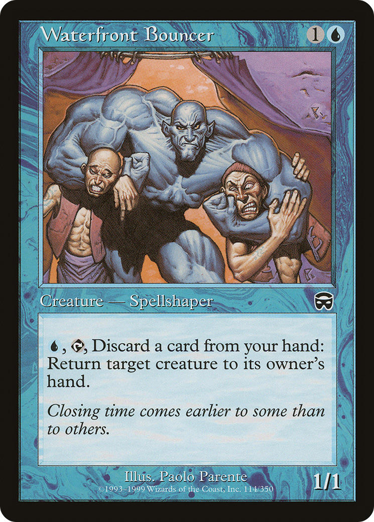 Waterfront Bouncer (MMQ-114) - Mercadian Masques Foil