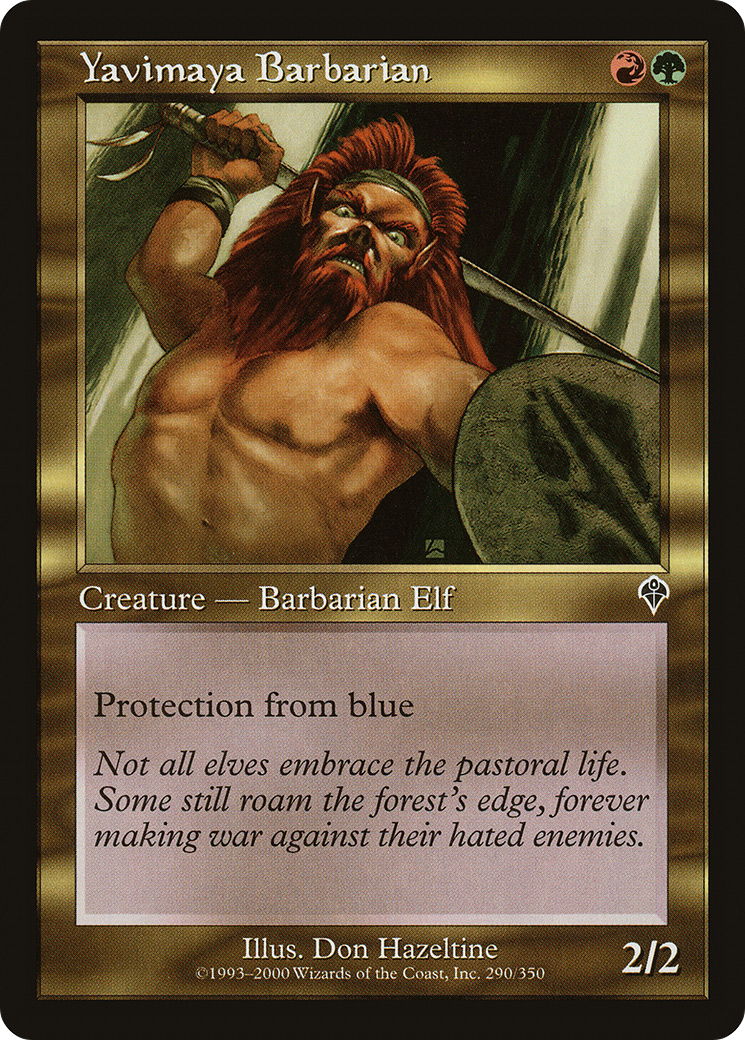 Yavimaya Barbarian (INV-290) - Invasion