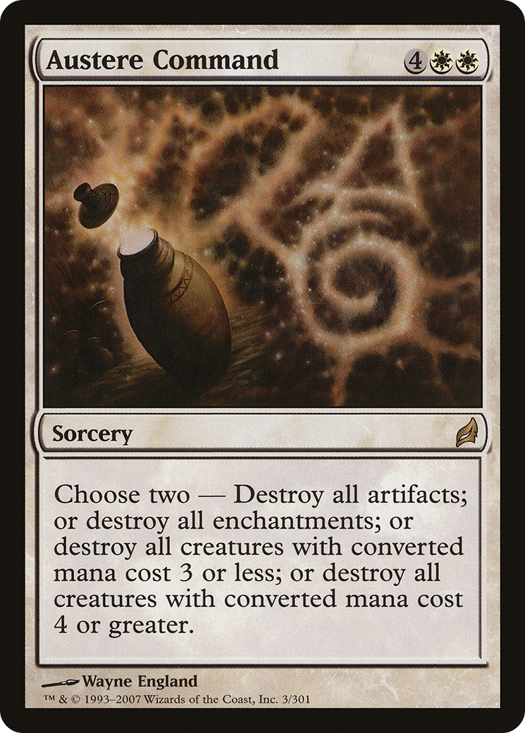 Austere Command (LRW-003) - Lorwyn Foil