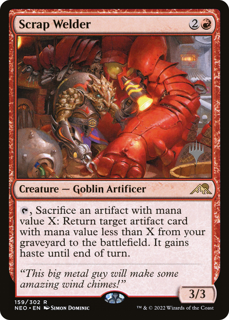 Scrap Welder (PPNEO-159P) - Kamigawa: Neon Dynasty Promos