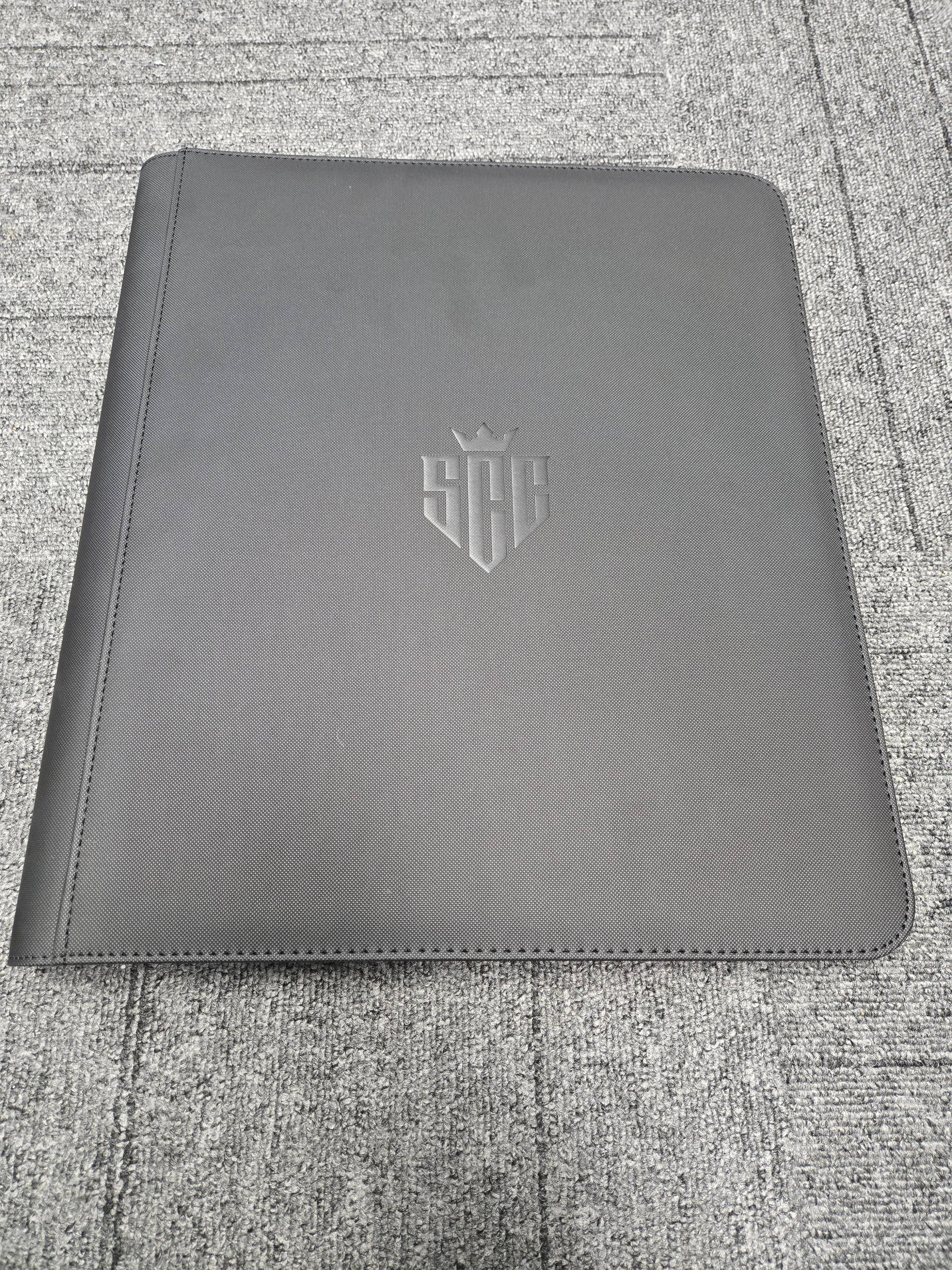 9-Pocket Toploader Binder (Black)