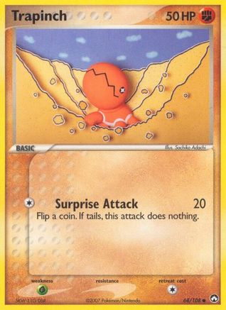 Trapinch 068/108 - Power Keepers - Reverse Holofoil