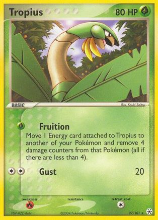 Tropius 027/101 - Hidden Legends Reverse Holofoil