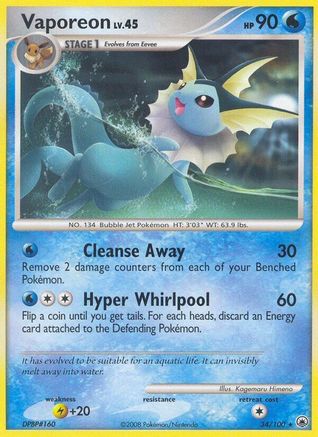 Vaporeon 034/100 - Majestic Dawn