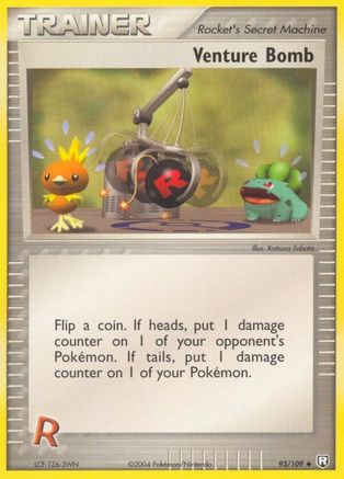 Venture Bomb 093 - Team Rocket Returns - Reverse Holofoil