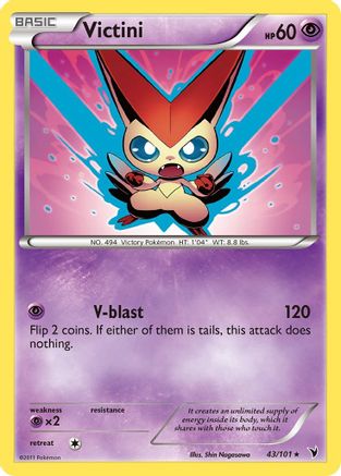 Victini 043/101 - Noble Victories Reverse Holofoil