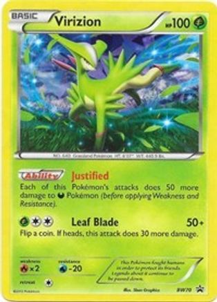 Virizion BW70 - Black and White Promos - Holofoil