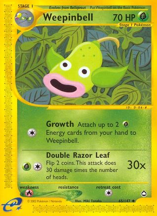 Weepinbell 065/147 - Aquapolis