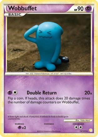 Wobbuffet 013/123 - HeartGold SoulSilver Reverse Holofoil