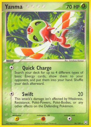 Yanma 028 - Team Rocket Returns - Reverse Holofoil