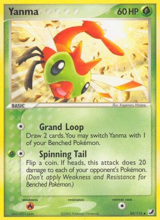 Yanma 050/115 - Unseen Forces Reverse Holofoil