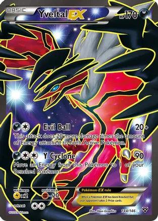 Pokemon: Yveltal EX XY Base 144/146 - Light Play