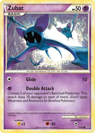 Zubat 070/95 - Unleashed Reverse Holofoil