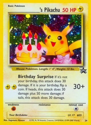 ______'s Pikachu 024/53 - WoTC Promo Holofoil
