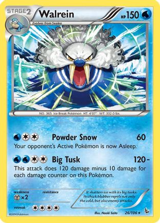 Walrein 026/106 - XY Flashfire