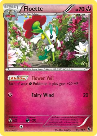 Floette 064/106 - XY Flashfire Reverse Holofoil