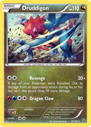 Druddigon 070/106 - XY Flashfire