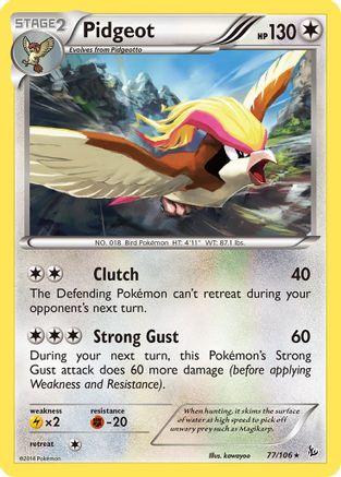Pidgeot 077/106 - XY Flashfire