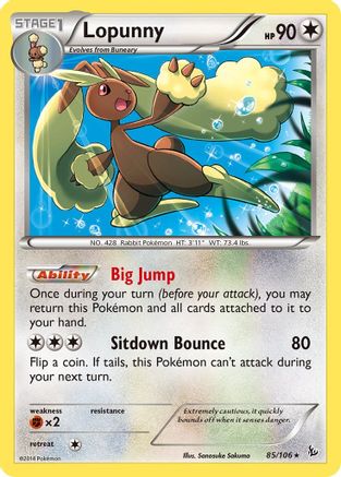 Lopunny 085/106 - XY Flashfire
