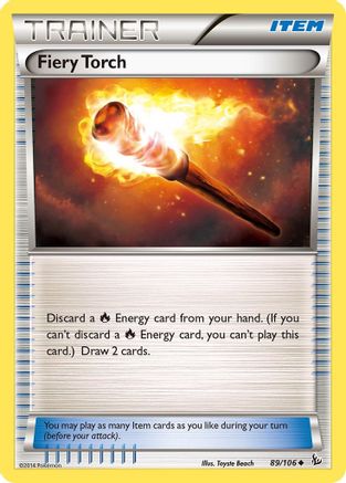 Fiery Torch 089/106 - XY Flashfire