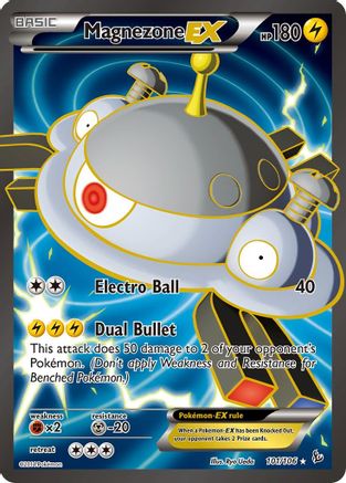 Magnezone EX (Full Art) 101/106 - XY Flashfire Holofoil