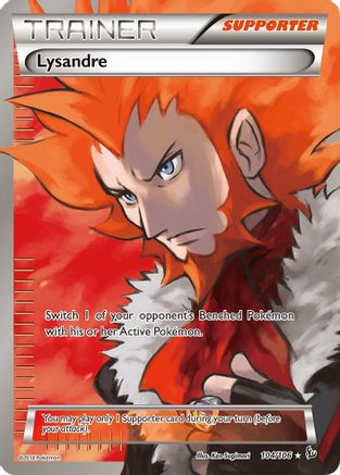 Lysandre (Full Art) 104/106 - XY Flashfire Holofoil