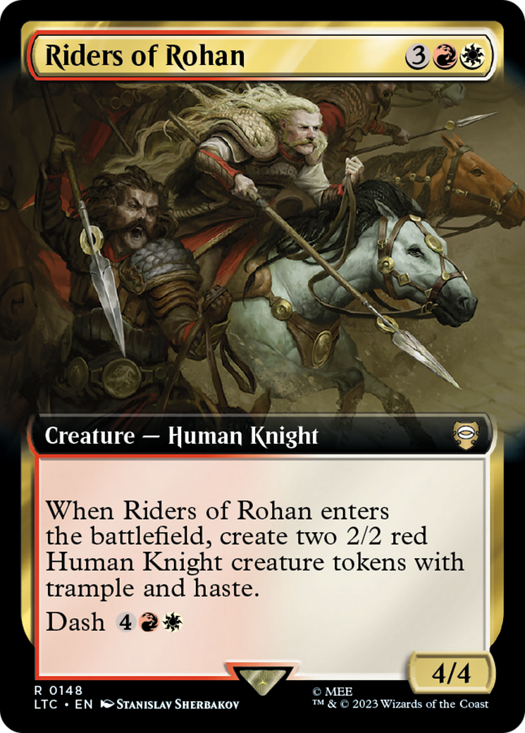 Riders of Rohan (LTC-148) - Tales of Middle-earth Commander: (Extended Art)