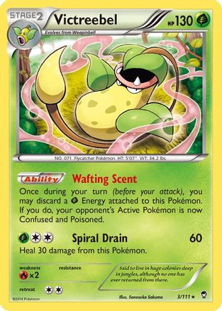 Victreebel 003/111 - XY Furious Fists Reverse Holofoil