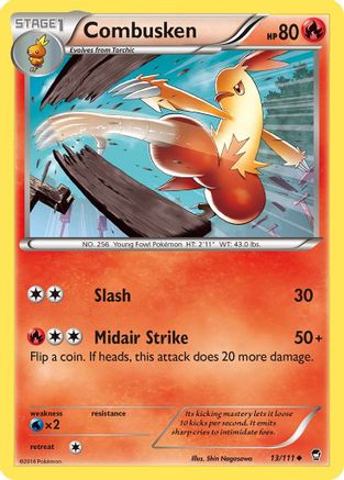 Combusken 013/111 - XY Furious Fists Reverse Holofoil
