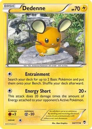Dedenne 034/111 - XY Furious Fists