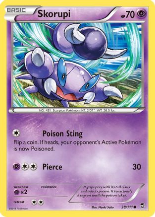 Skorupi 038/111 - XY Furious Fists