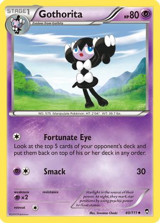 Gothorita 040/111 - XY Furious Fists