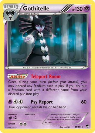 Gothitelle 041/111 - XY Furious Fists
