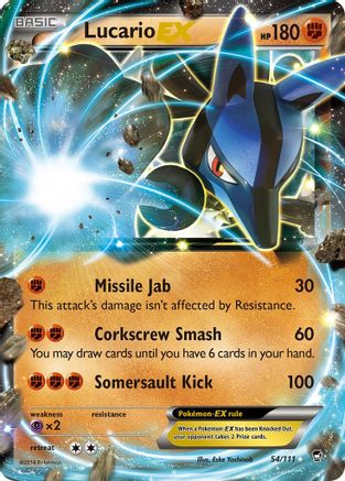 Lucario EX 054/111 - XY Furious Fists Holofoil