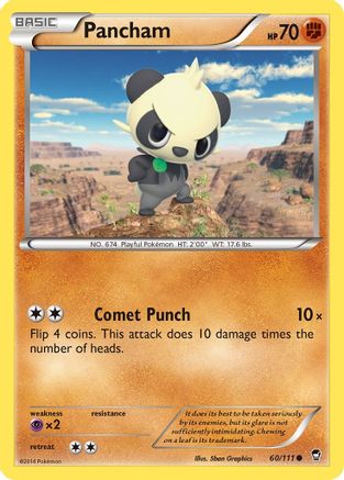 Pancham 060/111 - XY Furious Fists