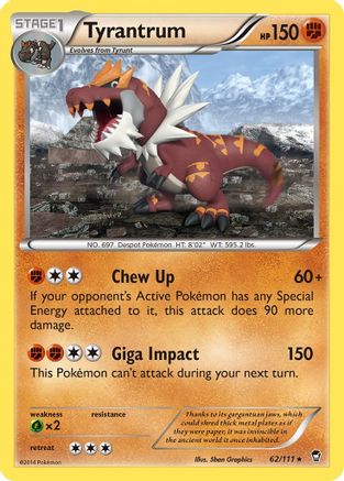Tyrantrum 062/111 - XY Furious Fists