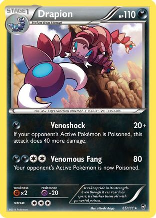 Drapion 065/111 - XY Furious Fists