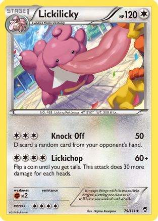 Lickilicky 079/111 - XY Furious Fists