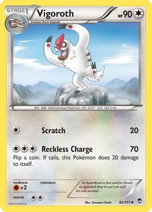 Vigoroth 082/111 - XY Furious Fists