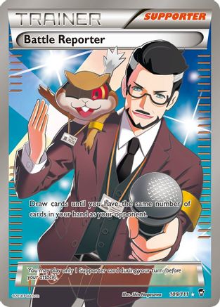 Battle Reporter (Full Art) 109/111 - XY Furious Fists Holofoil