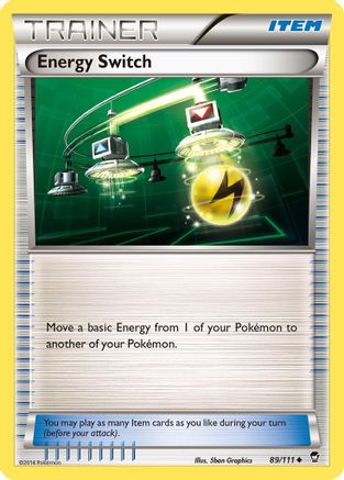 Energy Switch 089/111 - XY Furious Fists