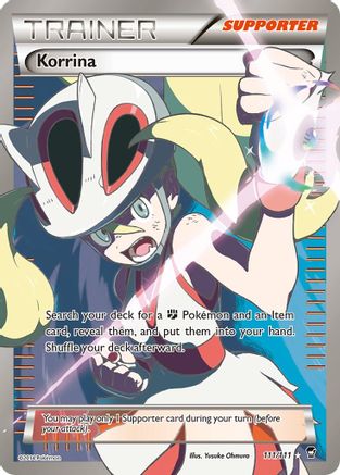Korrina (Full Art) 111/111 - XY Furious Fists Holofoil